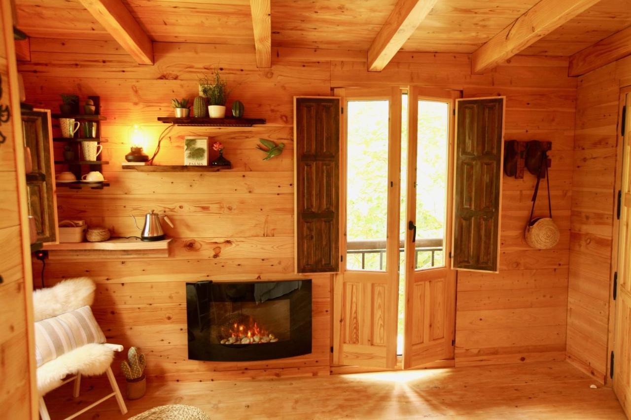 Gasthaus Naturetreehouse Casa Sobre Los Arboles Blanes Exterior foto